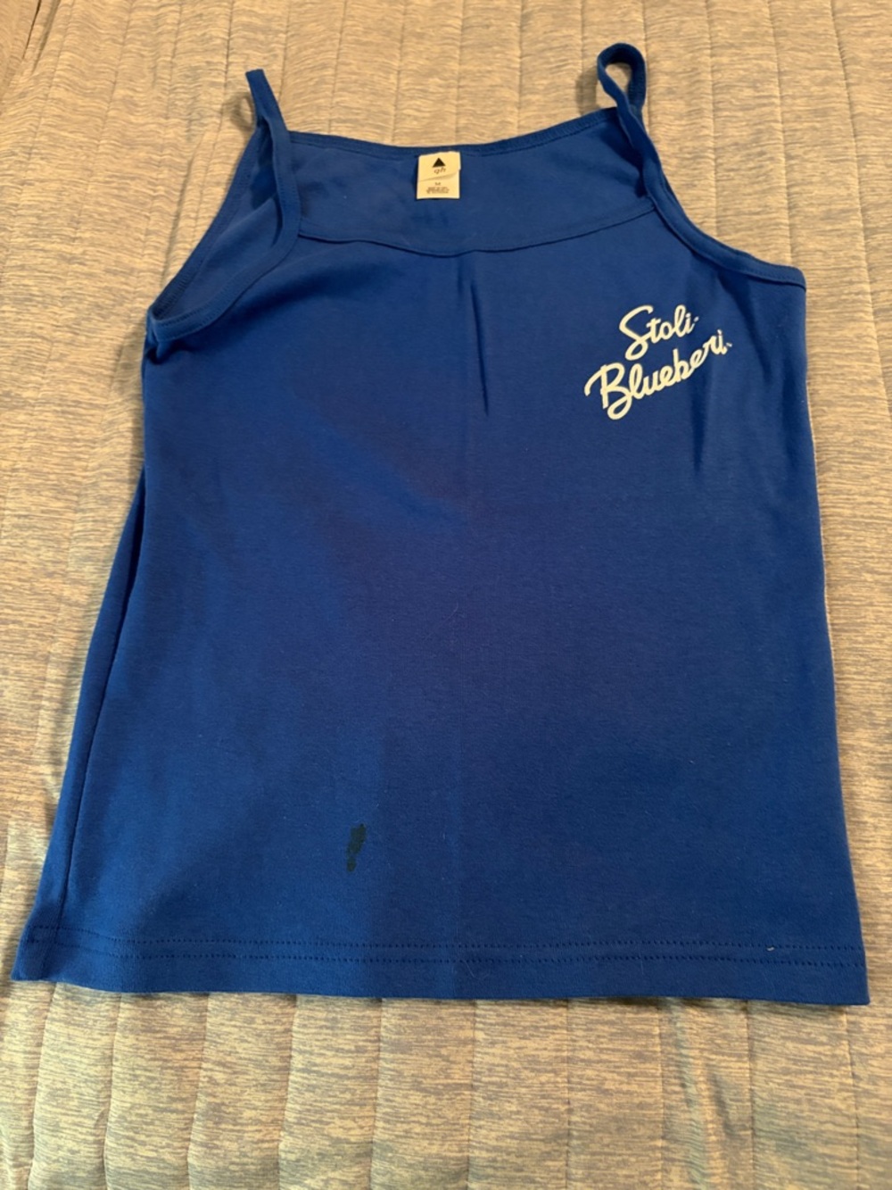 qh Stoli Women's Blue 'Stoli Blueberi' Script Camisole